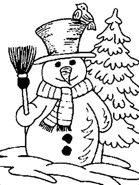 snowman coloring pages learn  coloring