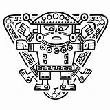 Inca Disegni Totem Colorare Bambini Vitruvian Calvo Tem Diego sketch template