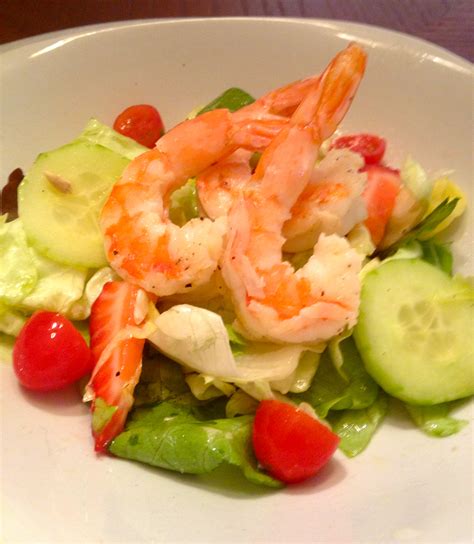 roasted shrimp cocktail salad with coconut white balsamic vinaigrette two lesbians eating out