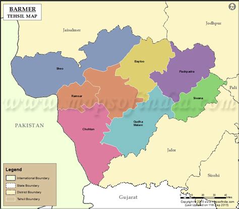 barmer tehsil map barmer tehsils