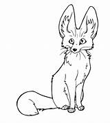 Fox Coloring Pages Printable Cute Template sketch template