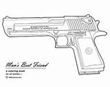 Coloring Handgun Gun Designlooter 24kb 192px sketch template