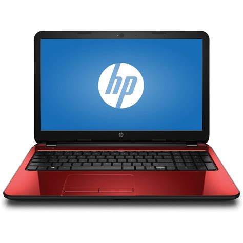 refurbished hp flyer red   rwm laptop pc  intel pentium  processor gb