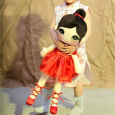 ryry 95cm ballet girl dolls stuffed toys cartoon plush soft toys for