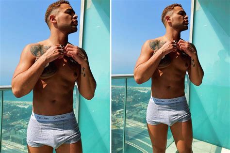 geordie shore s nathan henry excites fans with huge bulge as he poses