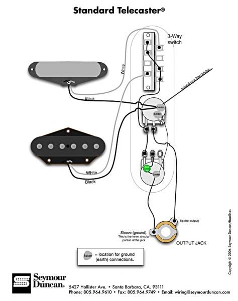 fender telecaster schematic