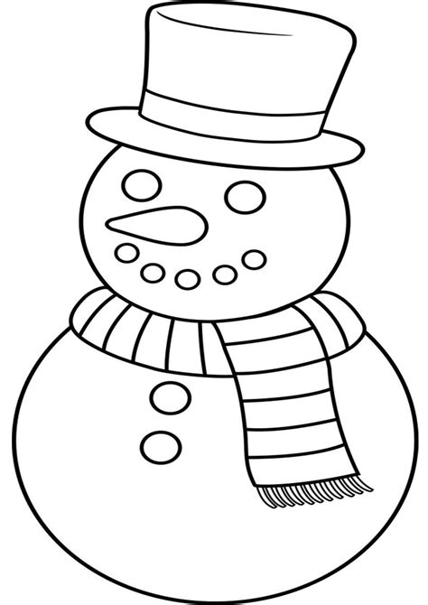 snowman templates  printable