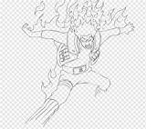 Guy Might Naruto Drawing Sketch Line Kimi Shigatsu Uso Wa Angle Hand Pngwing sketch template