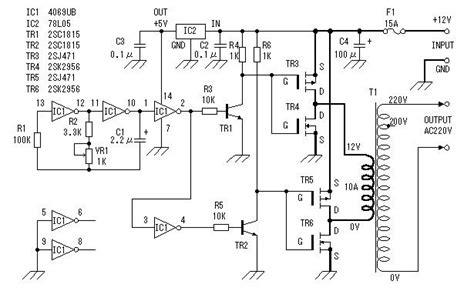 power inverter circuit diagram  power inverter circuit diagram
