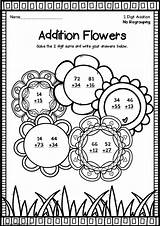 Addition Digit Worksheets Math Regrouping Coloring Fun Two Worksheet Double Grade Printable Color Pages Choose Board Vertical Kids sketch template