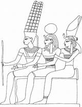 Coloring Egypt Pages Ancient Kids Drawing sketch template