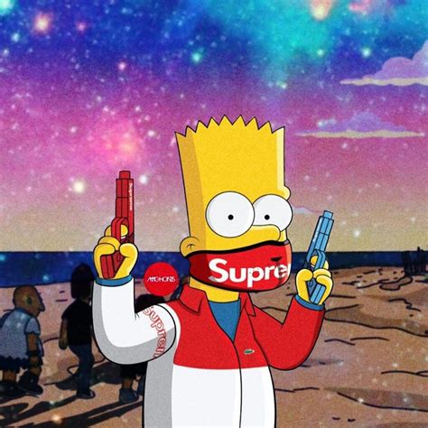 dope bart simpson supreme wallpapers top  dope bart simpson supreme backgrounds