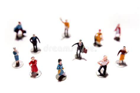 people figurines stock photo image