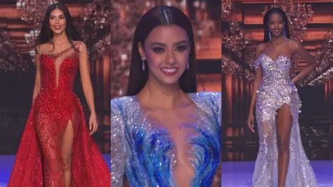 look stunning evening gowns worn by miss universe 2020 top 10