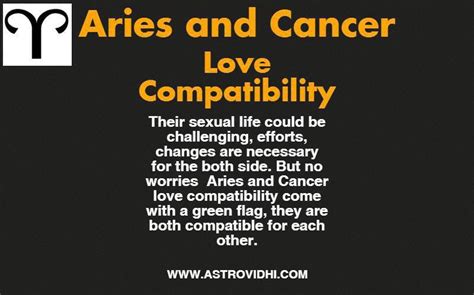 aries and cancer love compatibility know love