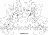 Bff Coloring Pages Girls Print Color Teenagers Printable Teenage Teen Crazy Friendship Teens Books Colouring Da Sheets Kids Gymnastics Quotes sketch template