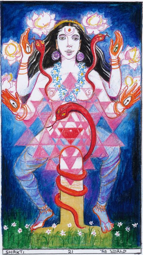 Sacred India Tarot Archive Creation Of World Shakti