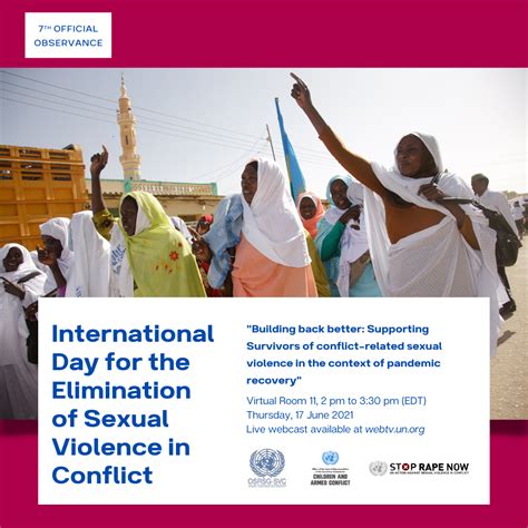 international day for the elimination of sexual violence in conflict