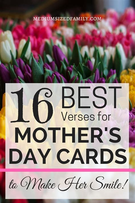 verses  mothers day cards