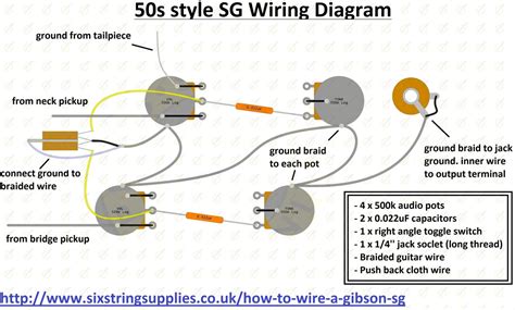wiring diagram  gibson sg