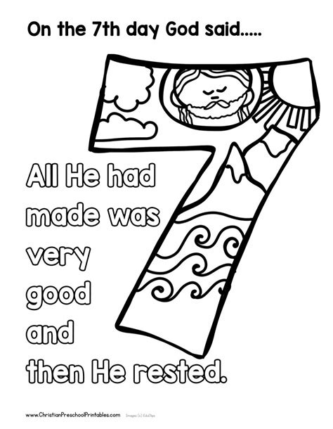 creation day  christian preschool creation coloring pages bible