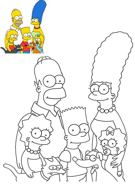 Immagini Da Colorare Simpson Simpsons Bart Sorride Da