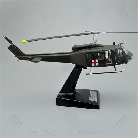 Bell Uh 1h Huey Model With Detailed Interior Factory