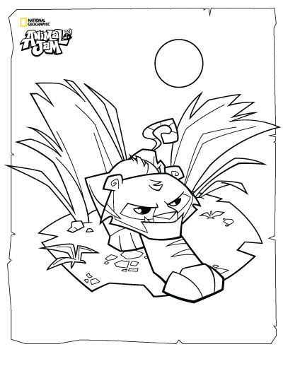 animal jam coloring pages  daily explorer classroom pinterest
