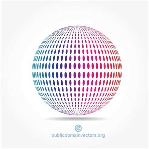 spherical shape vector clip art public domain vectors