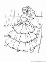 Coloring Pages Dresses Pretty Dress Color Getcolorings Flamenco Printable sketch template