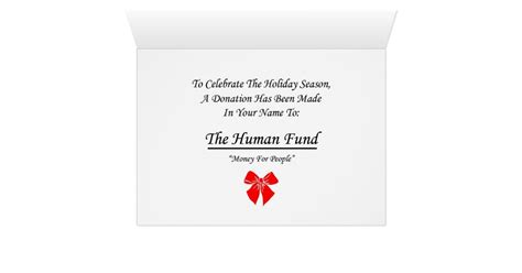 printable human fund card    minute gift