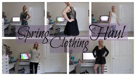 spring clothing try on haul ft swap youtube