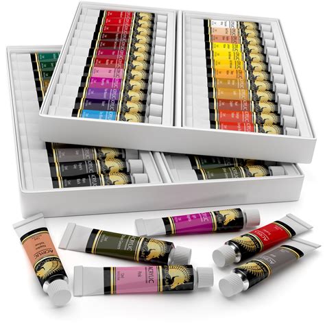 acrylic paint set   ml tubes artist quality art paints