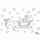 Schlitten Weihnachtsmann Malvorlage Vorlagen Tischsets Platzsets Kinderbilder Papier Tischsetmacher sketch template