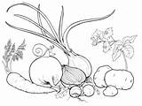 Coloring Veggies Pages Color Supercoloring sketch template