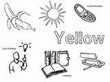 Coloring Yellow Sheets Colors Color Pagan Printable Kids 600px 48kb sketch template