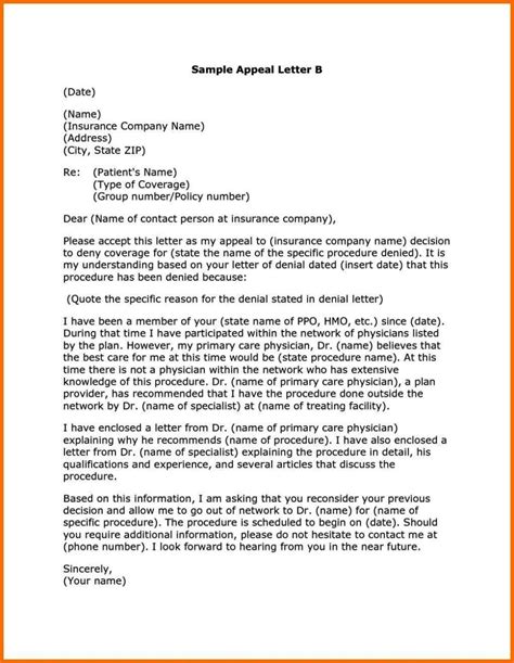 appeal letter  college template format sample  vrogueco