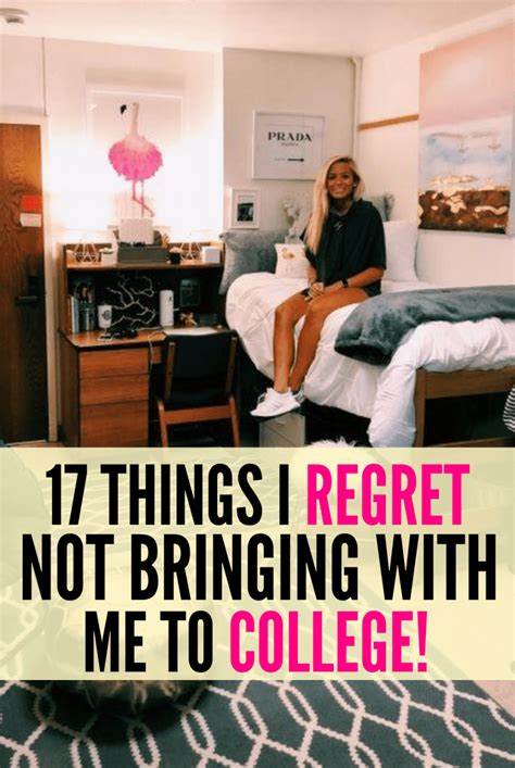 17 Things I Wish I Brought To College Freshman Year Learn From My