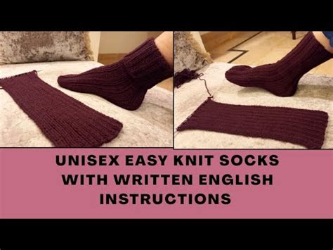 knitting  easy socks  ladies men woolen socks booties