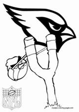 Coloring Pages Cardinals Arizona Logo Nfl Angry Birds Printable Print Louisville Getcolorings Popular sketch template