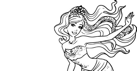 barbie dolphin magic coloring pages barbie swimming   dolphin