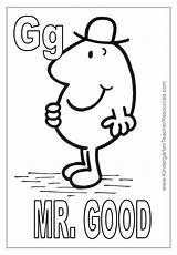 Mr Coloring Pages Men Good Grumpy Template sketch template