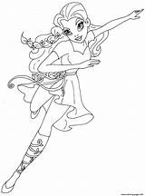 Coloring Super Pages Hero Girls Ivy Poison Dc Para Printable Colorear Superhero Girl Heat Miami High Colorir Desenhos Dibujos Color sketch template