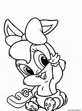 Looney Tunes Coloring Baby Pages Pretty Printable Print Color sketch template