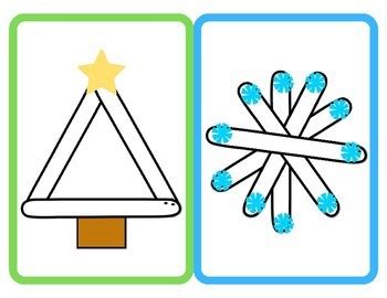 christmas popsicle stick craft printable template  mamas happy hive