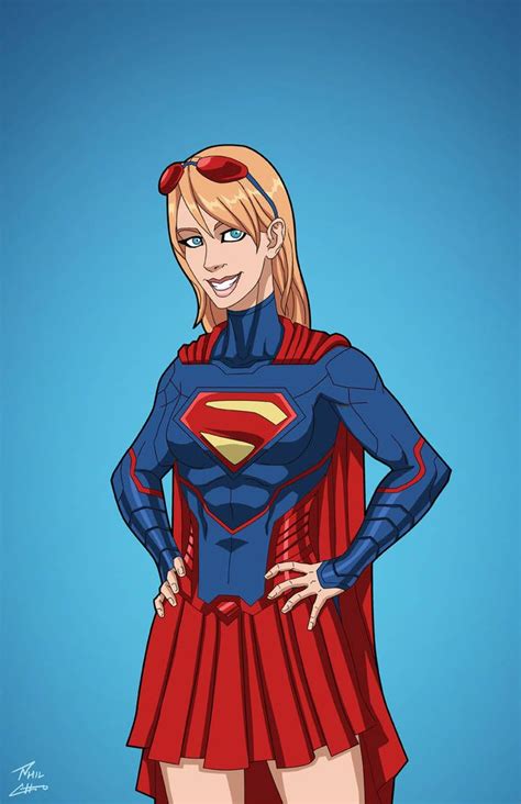 Supergirl Earth 27 Traditional By Phil Cho On Deviantart