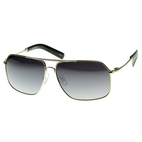 Premium Asian Fit Sports Square Aviator Sunglasses Zerouv