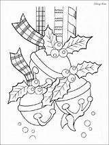 Coloring Christmas Pages Ornaments Print Tree Printable Color sketch template