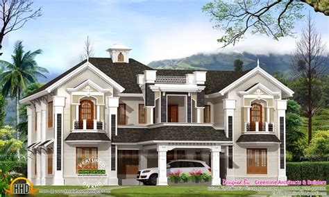 bedroom luxurious colonial house plan kerala home design  floor reverasite