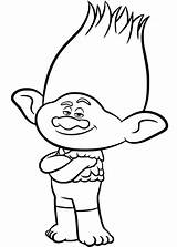 Trolls Branch Coloring Pages Printable Supercoloring Categories sketch template
